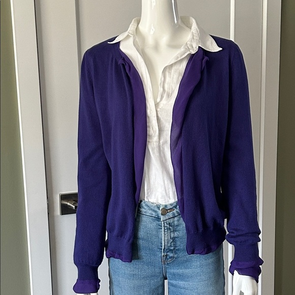 Bottega Veneta Cashmere Silk Lined Cardigan - Picture 3 of 17